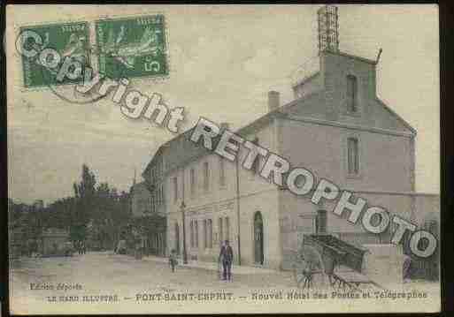 Ville de PONTSAINTESPRIT Carte postale ancienne