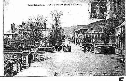 Ville de PONTSAINTPIERRE Carte postale ancienne