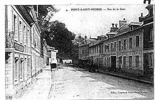 Ville de PONTSAINTPIERRE Carte postale ancienne