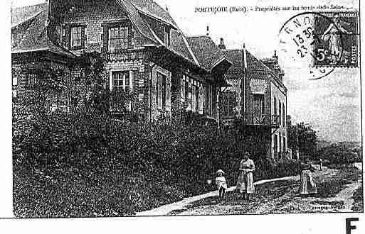 Ville de PORTEJOIE Carte postale ancienne