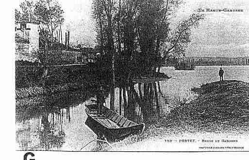 Ville de PORTETSURGARONNE Carte postale ancienne