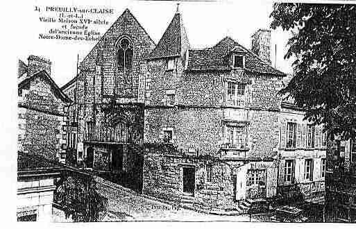 Ville de PREUILLYSURCLAISE Carte postale ancienne