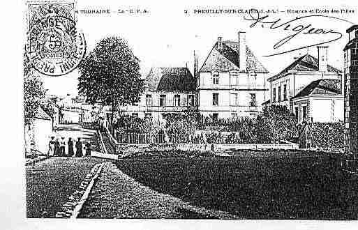 Ville de PREUILLYSURCLAISE Carte postale ancienne