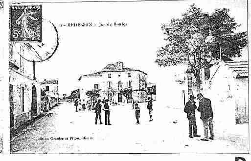 Ville de REDESSAN Carte postale ancienne