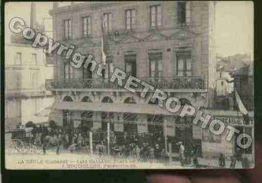 Ville de REOLE(LA) Carte postale ancienne