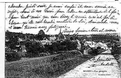 Ville de REUGNY Carte postale ancienne