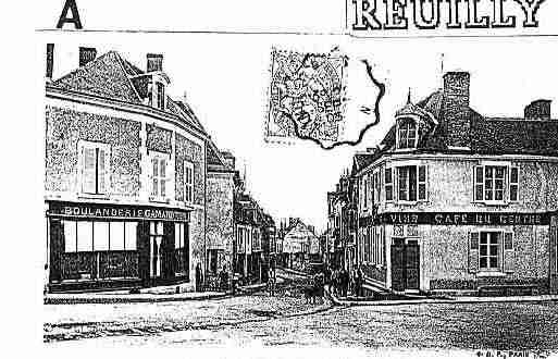 Ville de REUILLY Carte postale ancienne