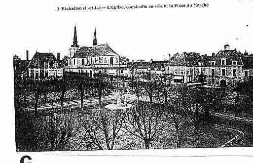 Ville de RICHELIEU Carte postale ancienne