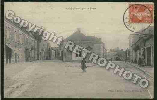 Ville de RILLE Carte postale ancienne