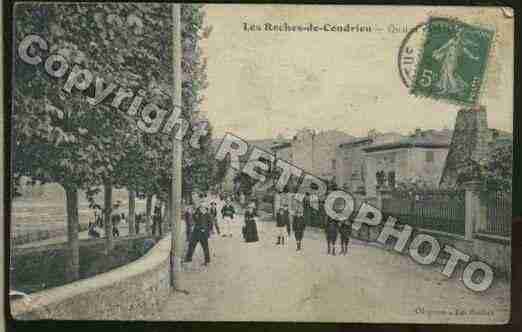 Ville de ROCHESDECONDRIEU(LES) Carte postale ancienne