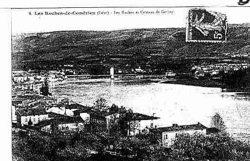 Ville de ROCHESDECONDRIEU(LES) Carte postale ancienne