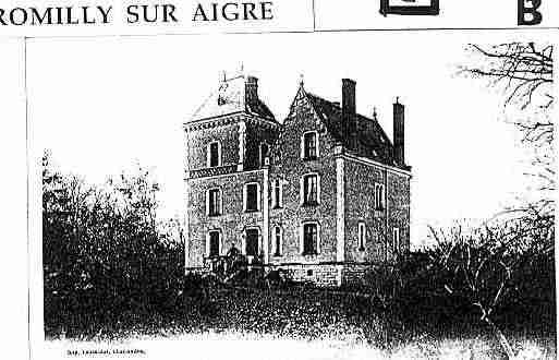 Ville de ROMILLYSURAIGRE Carte postale ancienne