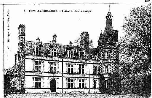 Ville de ROMILLYSURAIGRE Carte postale ancienne