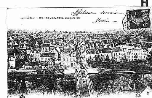 Ville de ROMORANTINLANTHENAY Carte postale ancienne