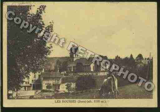 Ville de ROUSSES(LES) Carte postale ancienne