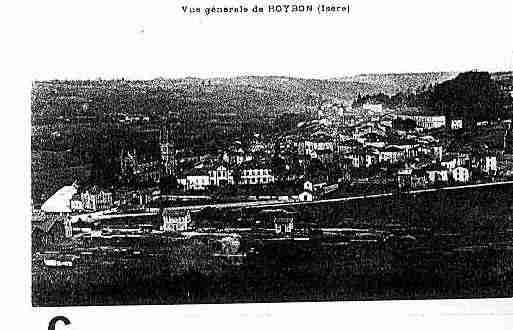 Ville de ROYBON Carte postale ancienne