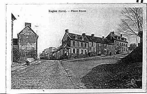 Ville de RUGLES Carte postale ancienne