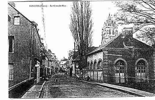 Ville de RUGLES Carte postale ancienne