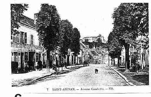 Ville de SAINTAIGNAN Carte postale ancienne