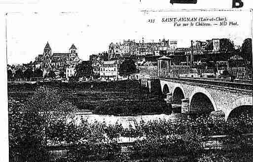 Ville de SAINTAIGNAN Carte postale ancienne