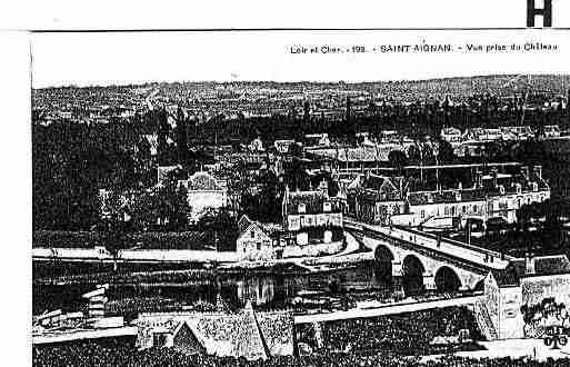 Ville de SAINTAIGNAN Carte postale ancienne