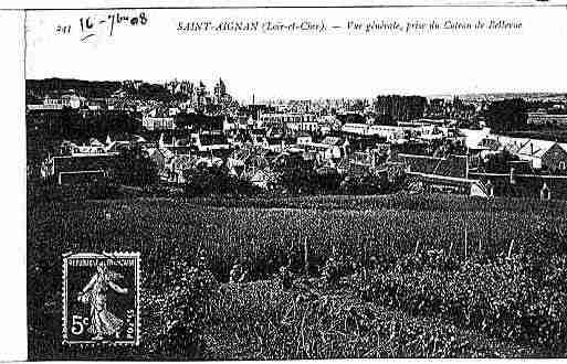 Ville de SAINTAIGNAN Carte postale ancienne