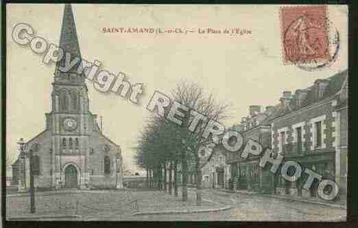 Ville de SAINTAMANDLONGPRE Carte postale ancienne