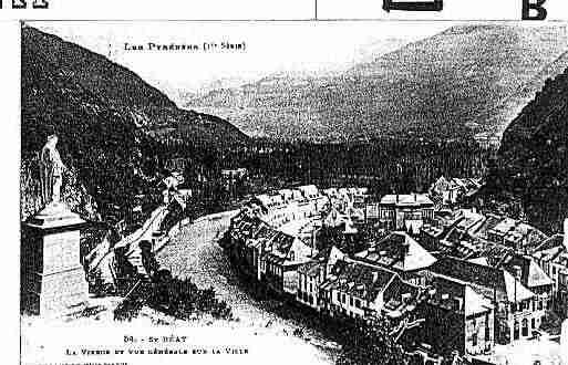 Ville de SAINTBEAT Carte postale ancienne