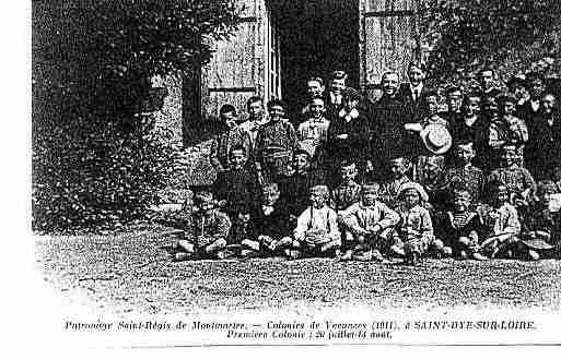 Ville de SAINTDYESURLOIRE Carte postale ancienne