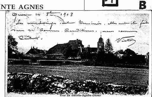 Ville de SAINTEAGNES Carte postale ancienne