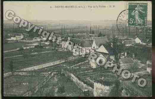 Ville de SAINTEMAUREDETOURAINE Carte postale ancienne