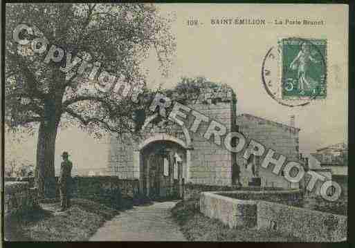 Ville de SAINTEMILION Carte postale ancienne