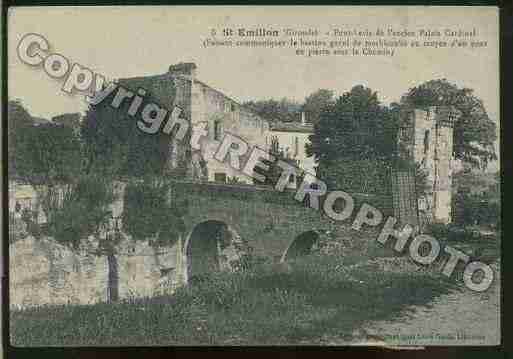 Ville de SAINTEMILION Carte postale ancienne