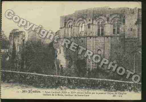 Ville de SAINTEMILION Carte postale ancienne