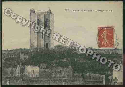 Ville de SAINTEMILION Carte postale ancienne