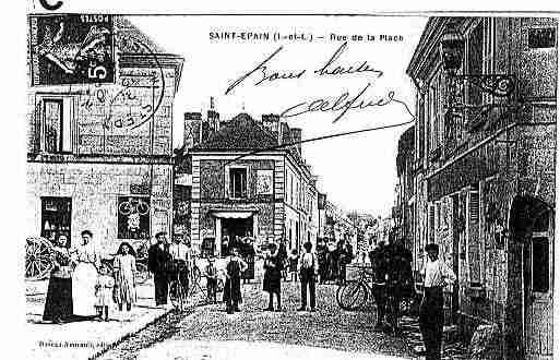 Ville de SAINTEPAIN Carte postale ancienne