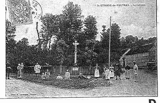 Ville de SAINTETIENNEDUVAUVRAY Carte postale ancienne