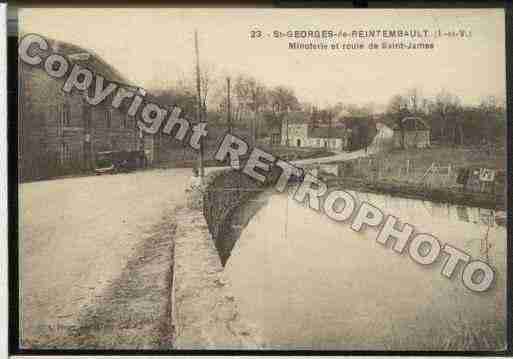 Ville de SAINTGEORGESDEREINTEMBAULT Carte postale ancienne