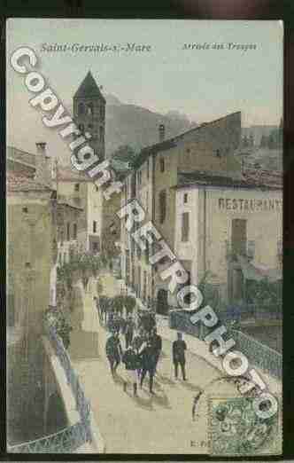 Ville de SAINTGERVAISSURMARE Carte postale ancienne