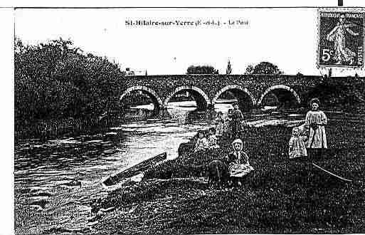 Ville de SAINTHILAIRESURYERRE Carte postale ancienne