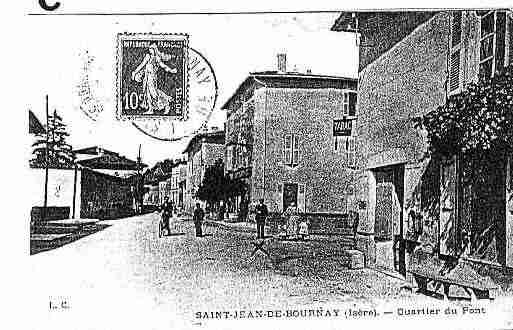 Ville de SAINTJEANDEBOURNAY Carte postale ancienne