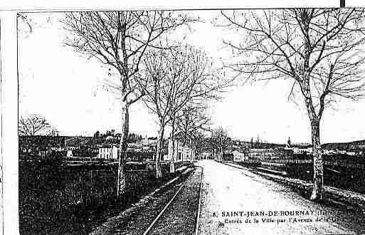 Ville de SAINTJEANDEBOURNAY Carte postale ancienne