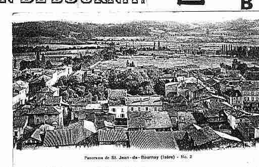 Ville de SAINTJEANDEBOURNAY Carte postale ancienne