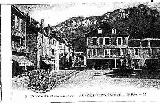 Ville de SAINTLAURENTDUPONT Carte postale ancienne