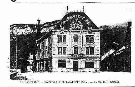 Ville de SAINTLAURENTDUPONT Carte postale ancienne