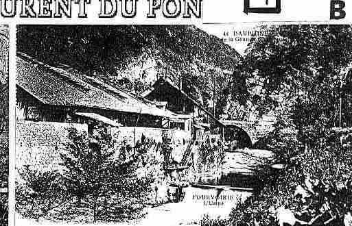 Ville de SAINTLAURENTDUPONT Carte postale ancienne