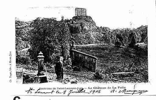 Ville de SAINTLAURENTENGRANVAUX Carte postale ancienne