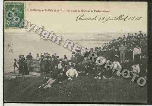 Ville de SAINTMALO Carte postale ancienne