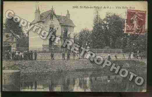 Ville de SAINTMALODEPHILY Carte postale ancienne