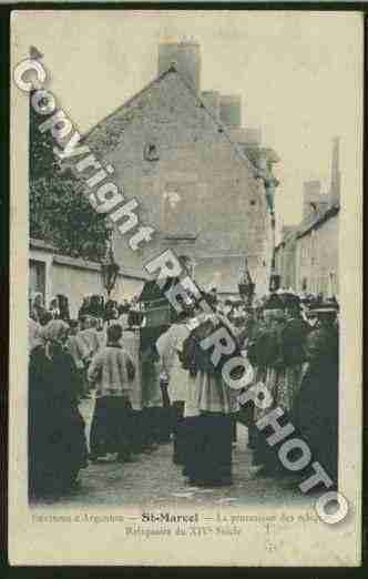 Ville de SAINTMARCEL Carte postale ancienne